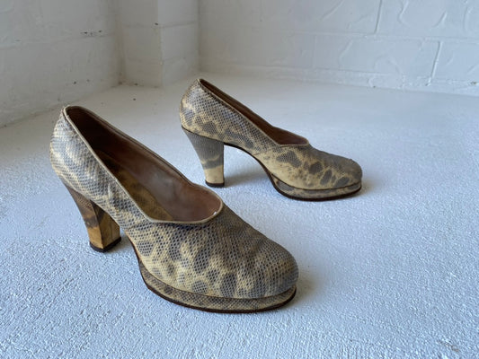 1940's Python Heels